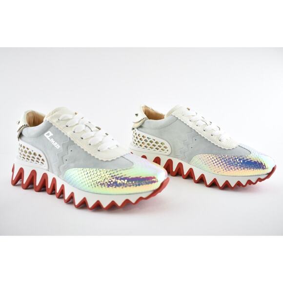 Christian Louboutin Loubishark Donna Flat Maya AB Platform Low Top Sneaker 39 - Picture 4 of 12